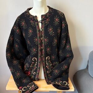 Icelandic Design Wool Cardigan Sweater